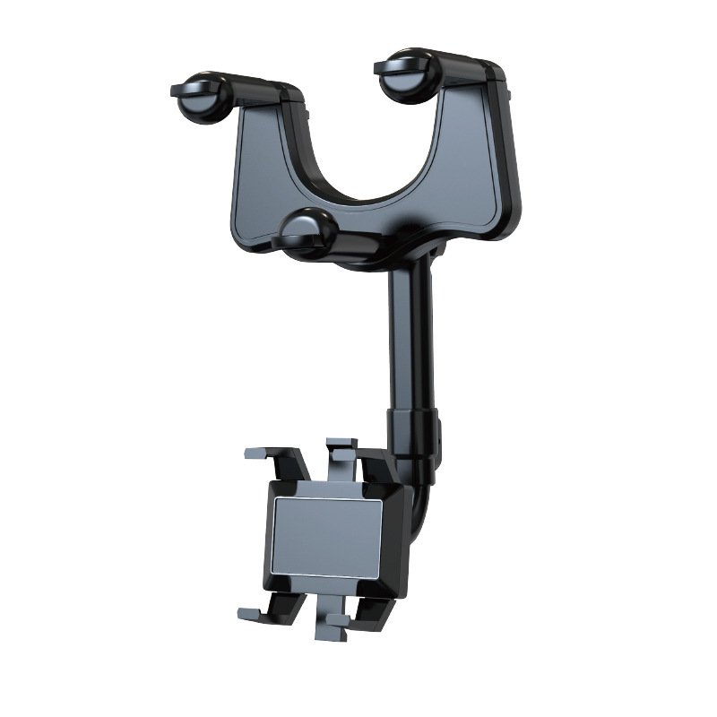 Rearview Mirror Phone Holder For Car Rotatable And Retractable Car Phone Holder Multifunctional 360 Rear View Mirror Phone Holder Suitable For All Mobile Phones And All Car - Image 9